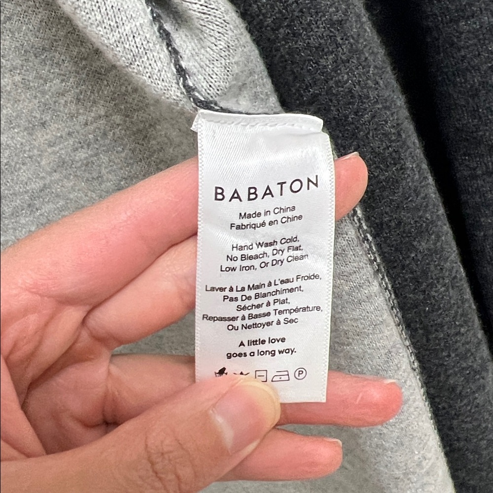 Aritzia Babaton Lance Wool Long Cardigan | Size XXS Dark Grey - Picture 8 of 9